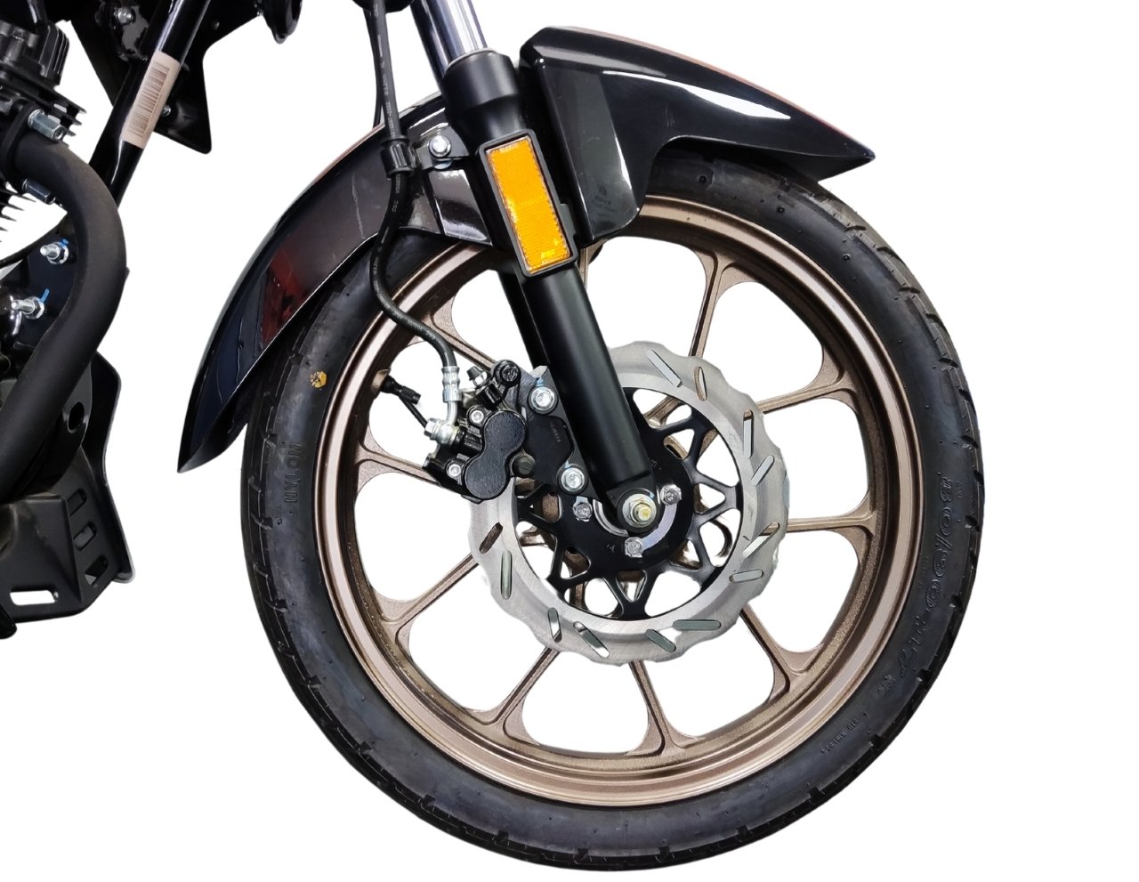 RIn delantero y guardafango de RK200 Negra