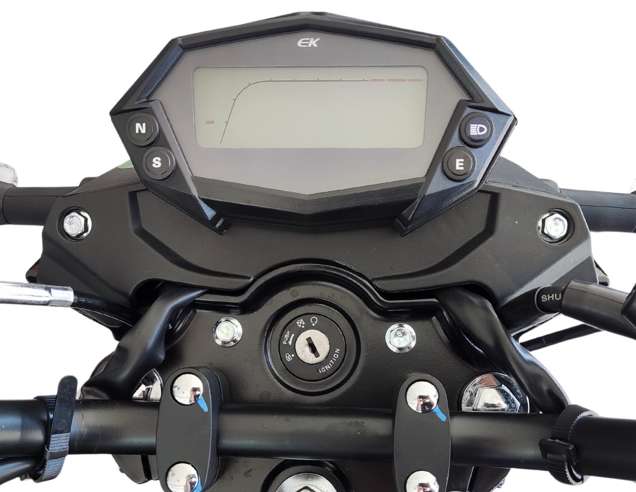 RK200 Negra Tacometro digital y Manubrio