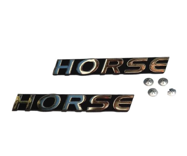 emblemas de tapas laterales de horse empire original