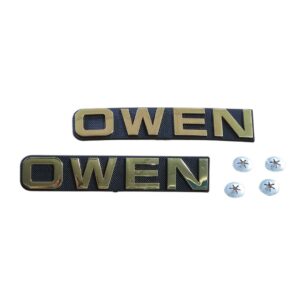 emblema de tapa lateral de owen gs empire original