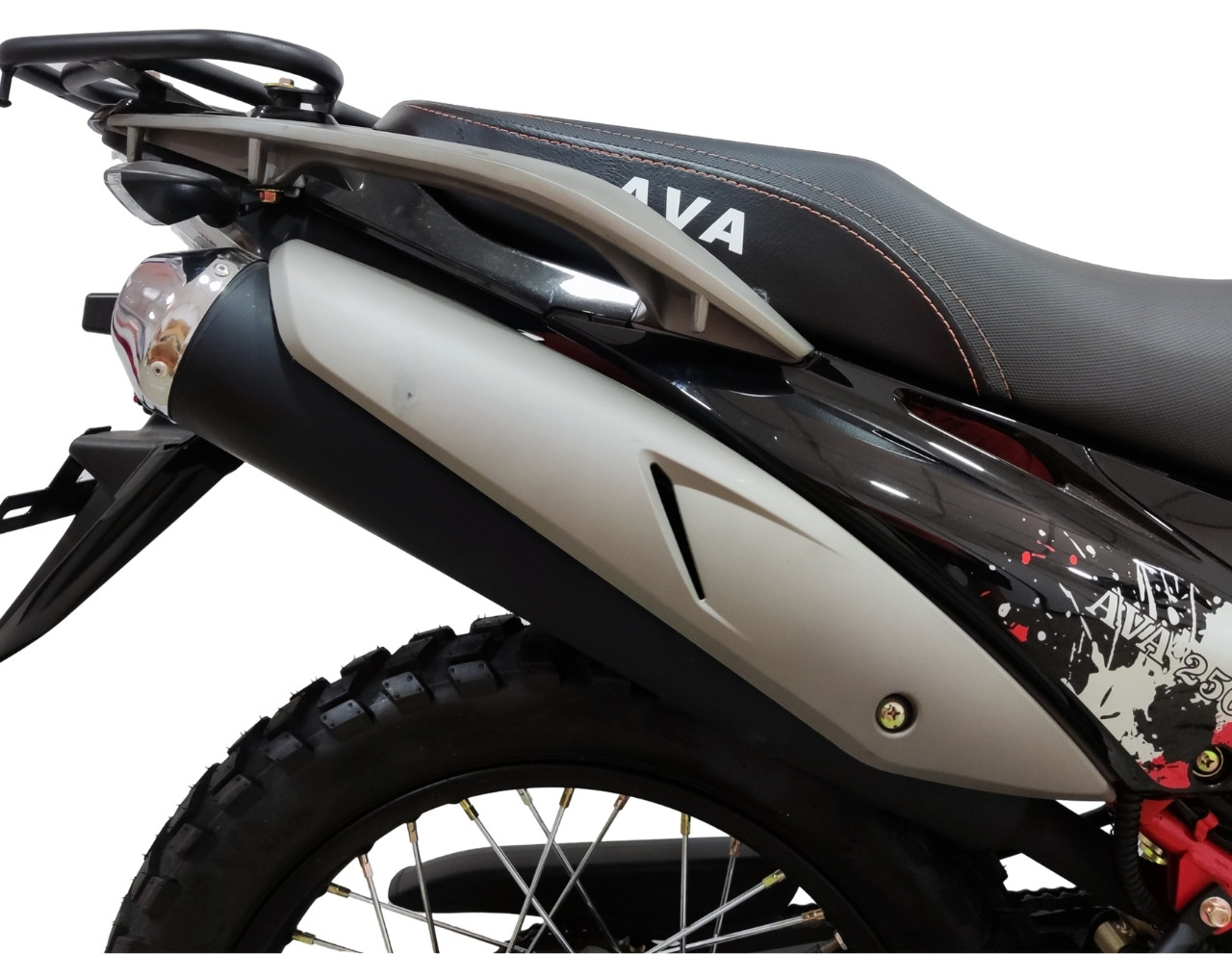 tubo de escape ava mustang 250
