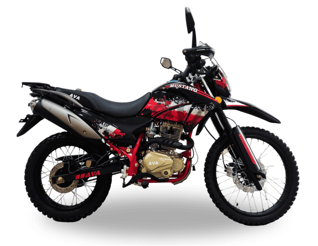 ava mustang 250 roja