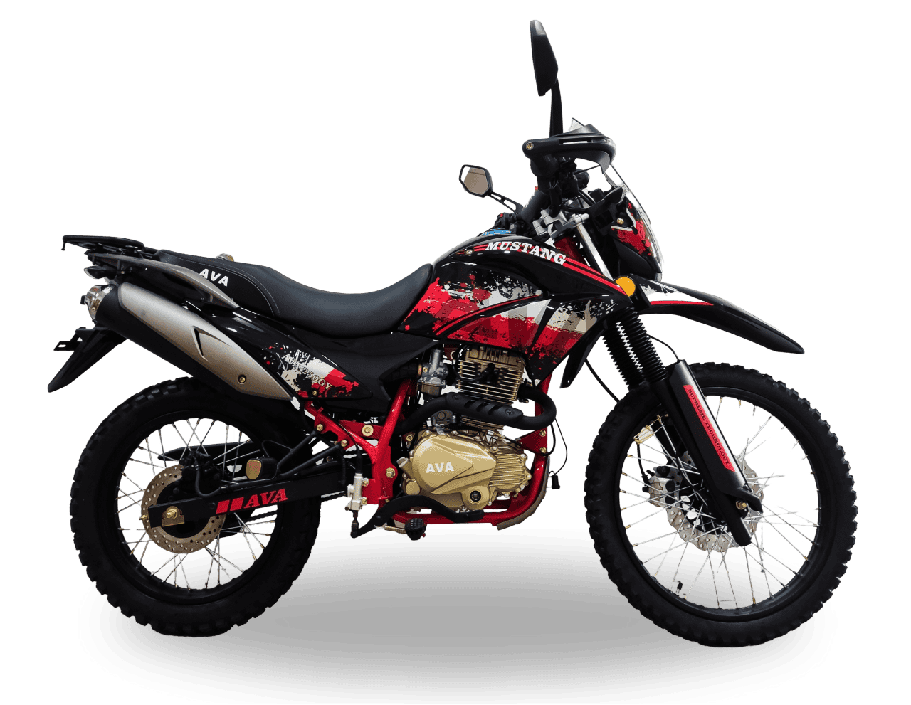 ava mustang 250 roja