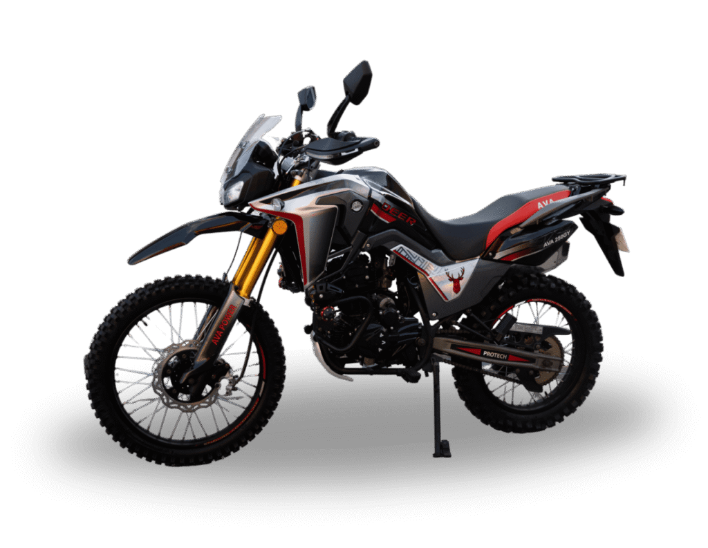 ava deer 250 gris con rojo