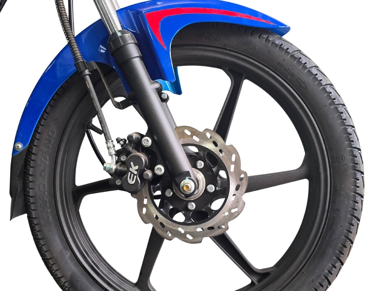 Rin delantero y guardafango ek xpress de paleta azul