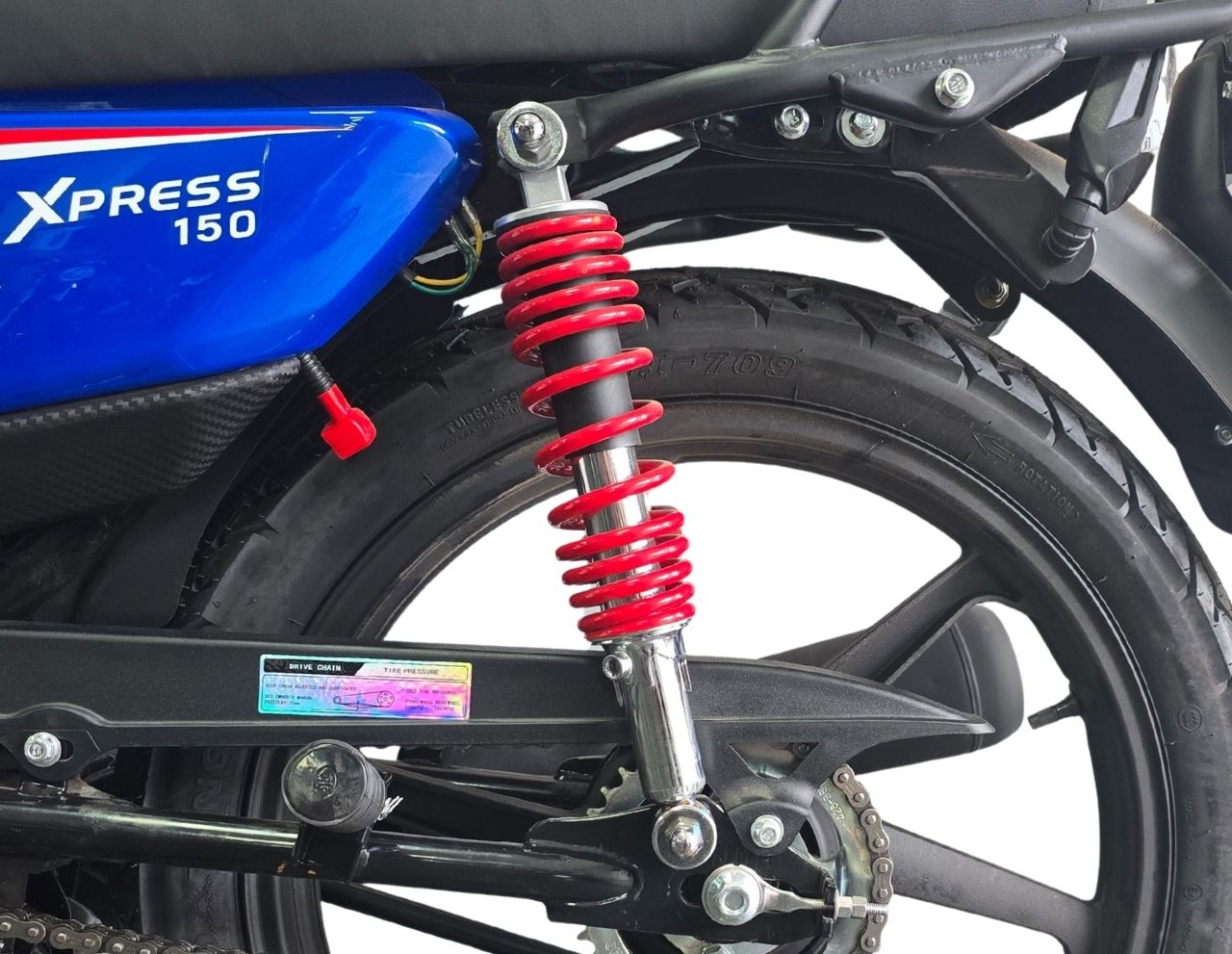 amortiguadores rojos ek xpress de paleta