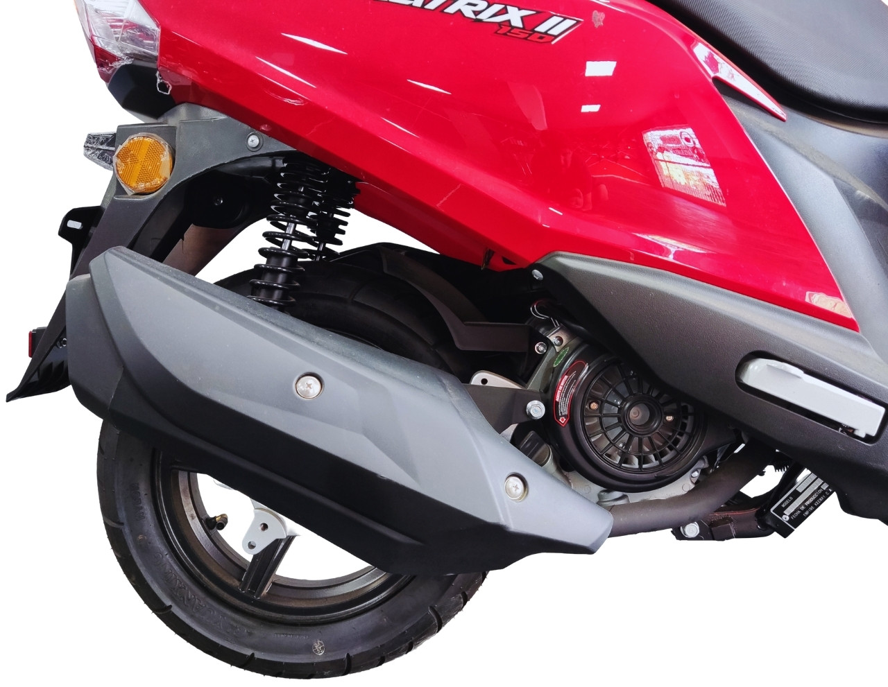 tubo de escape Matrix II Rojo