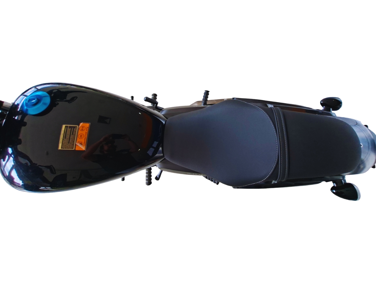 asiento y tanque Superlight 200s negra ek