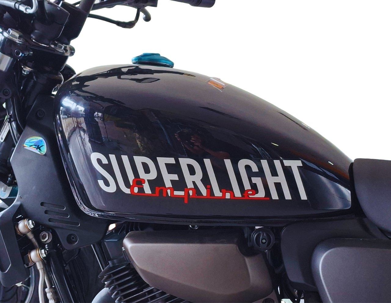 tanque de gasolina Superlight 200s negra