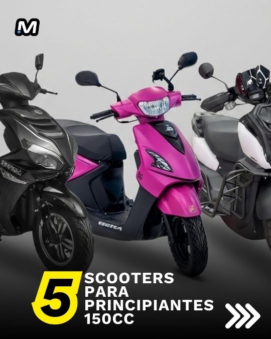 🔥 5 Motos Scooters 150 para principiantes en Venezuela