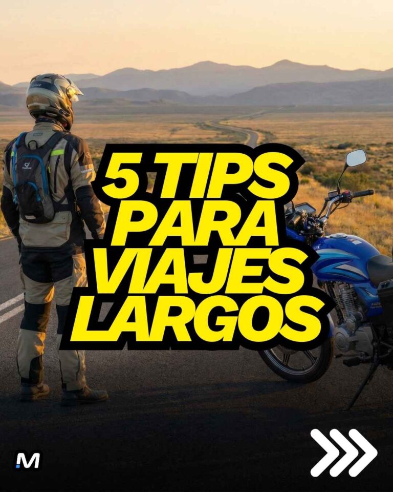 5 Consejos para viajes largos en moto