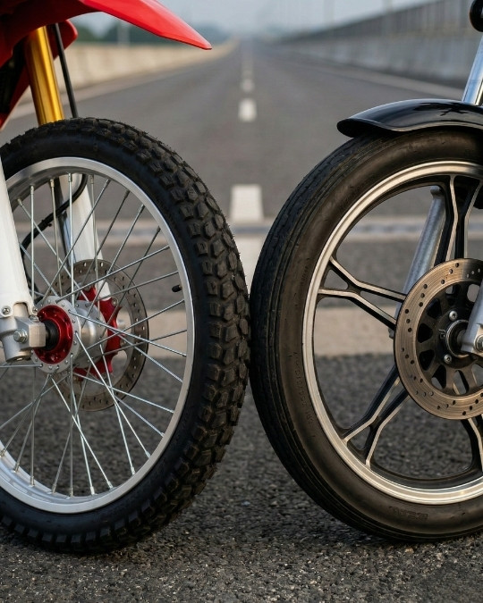 Rines de Rayos vs. Paletas: Decisiones importantes antes de comprar tu moto