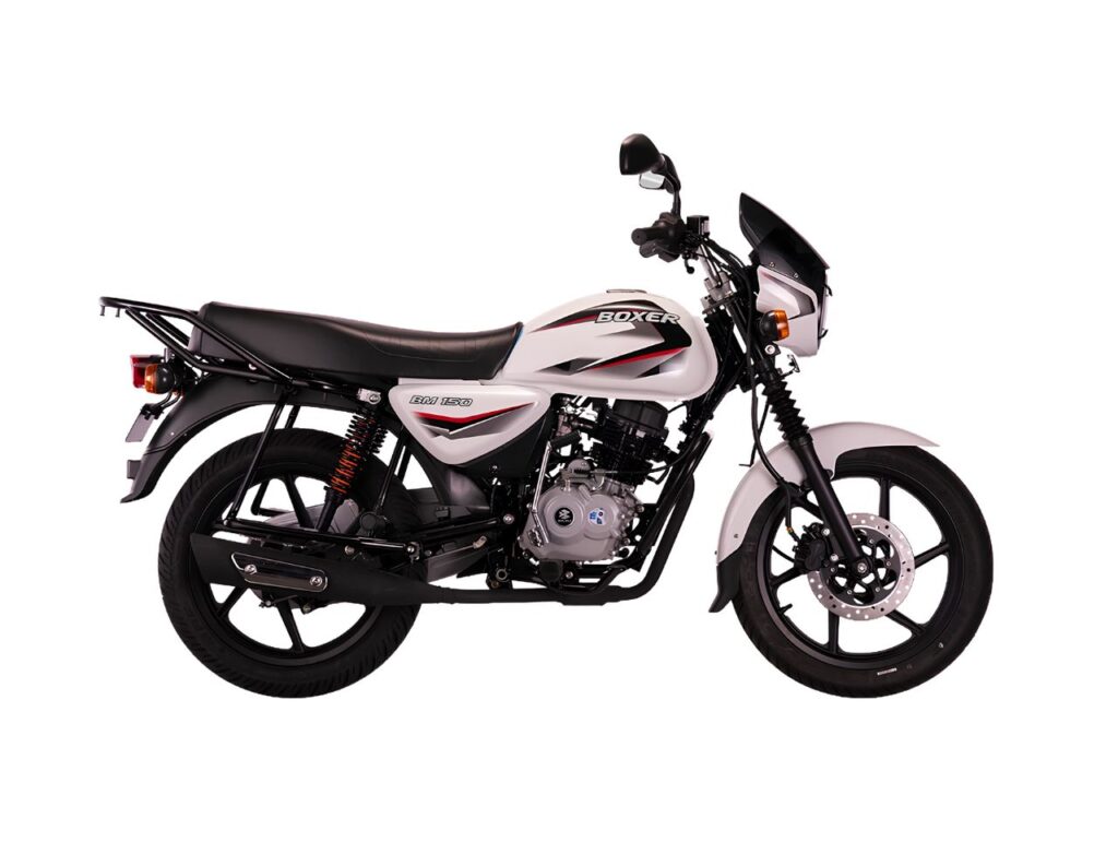 Bajaj Boxer 150 blanca