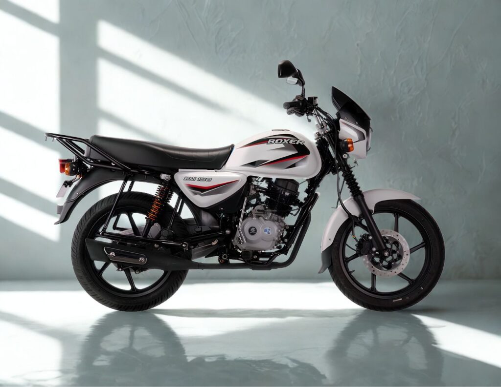 Bajaj Boxer 150 blanca